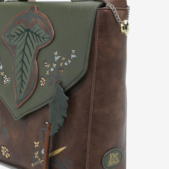 Brand New! Her Universe The Lord Of The Rings Lorien Leaf Messenger Bag - Picture 7 of 7